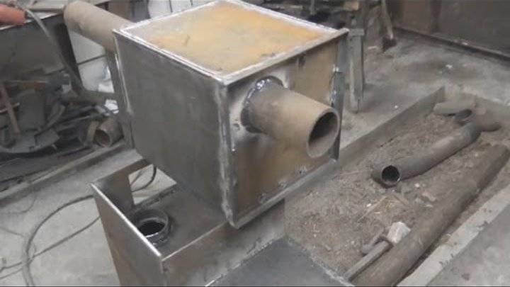 Как сделать печь для бани из металла