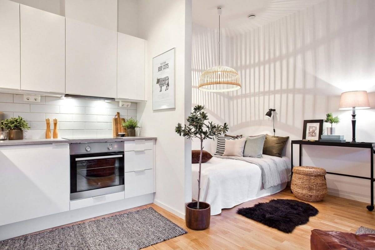 Экономим пространство: 30 свежих идей для стильной и практичной квартиры-студии