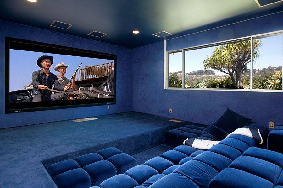 Дизайн домашнего кинотеатра: 75 вариантов обустройства комнаты