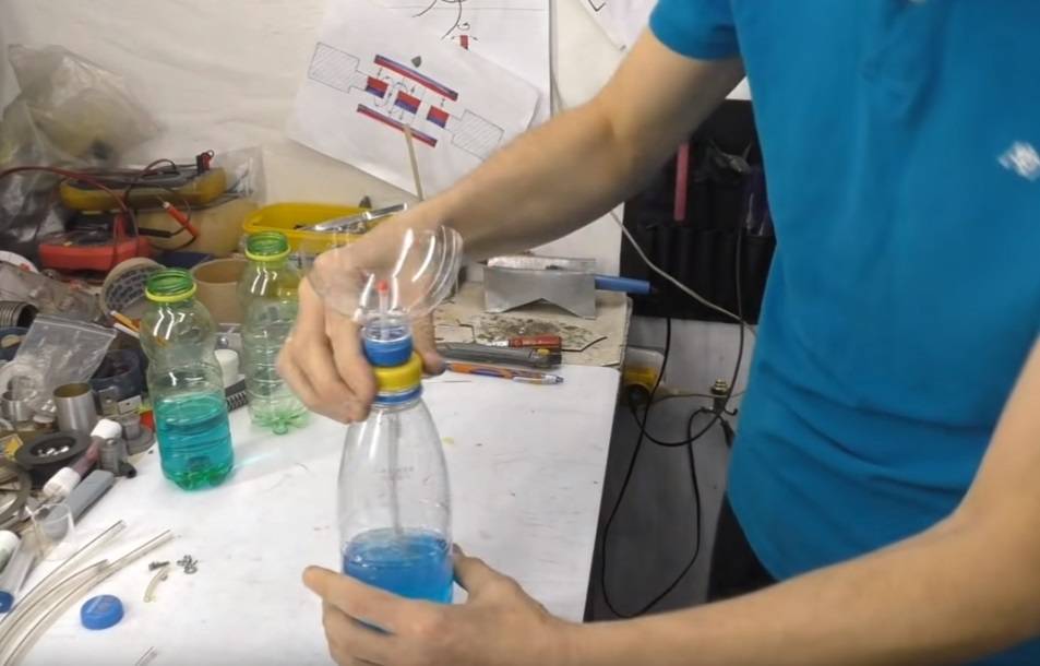 (+38 фото) фонтан герона своими руками из бутылок пошаговая