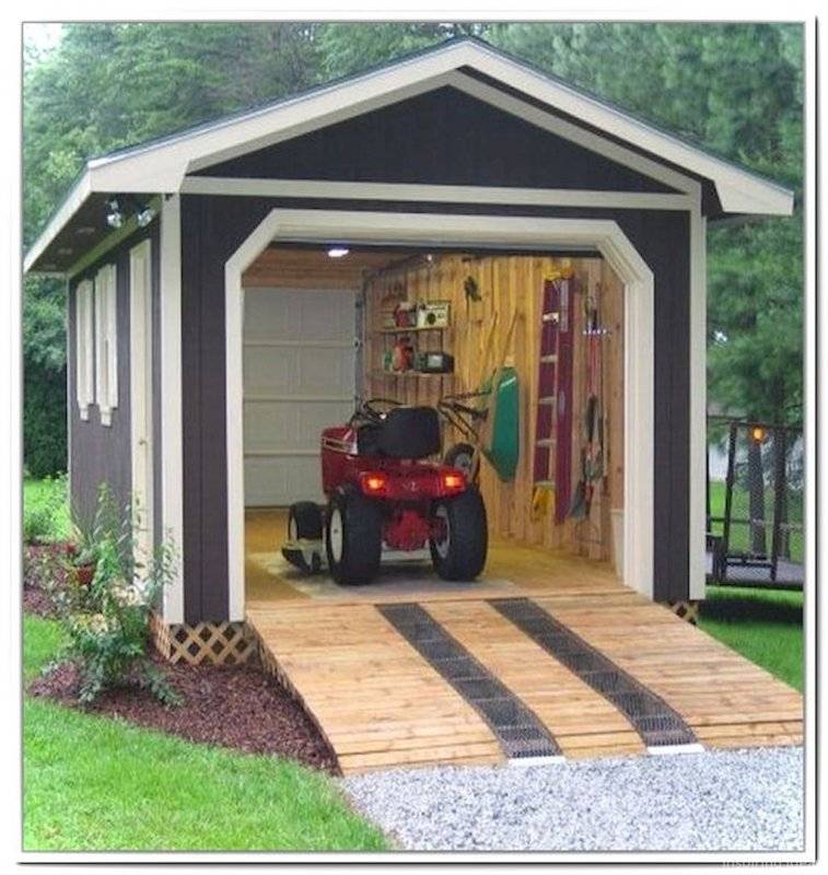Как построить каркасный гараж из дерева своими руками
