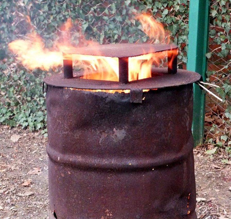 Печи для сжигания мусора: садовые, пиролизные, домашние