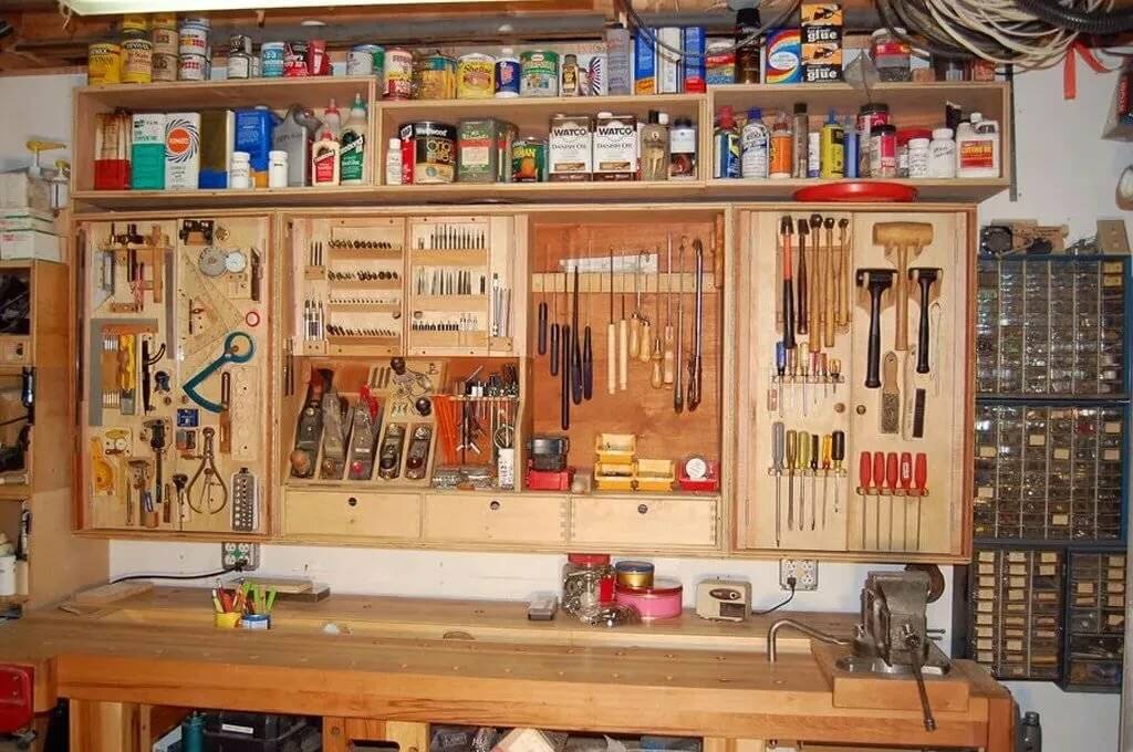 Домашняя мастерская – оптимизация пространства и удобное хранение инструментов | |