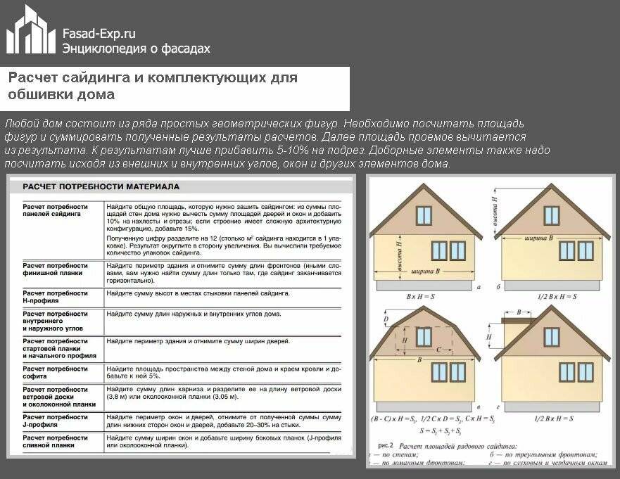 Расчет сайдинга для обшивки дома - онлайн калькулятор - строительство и ремонт