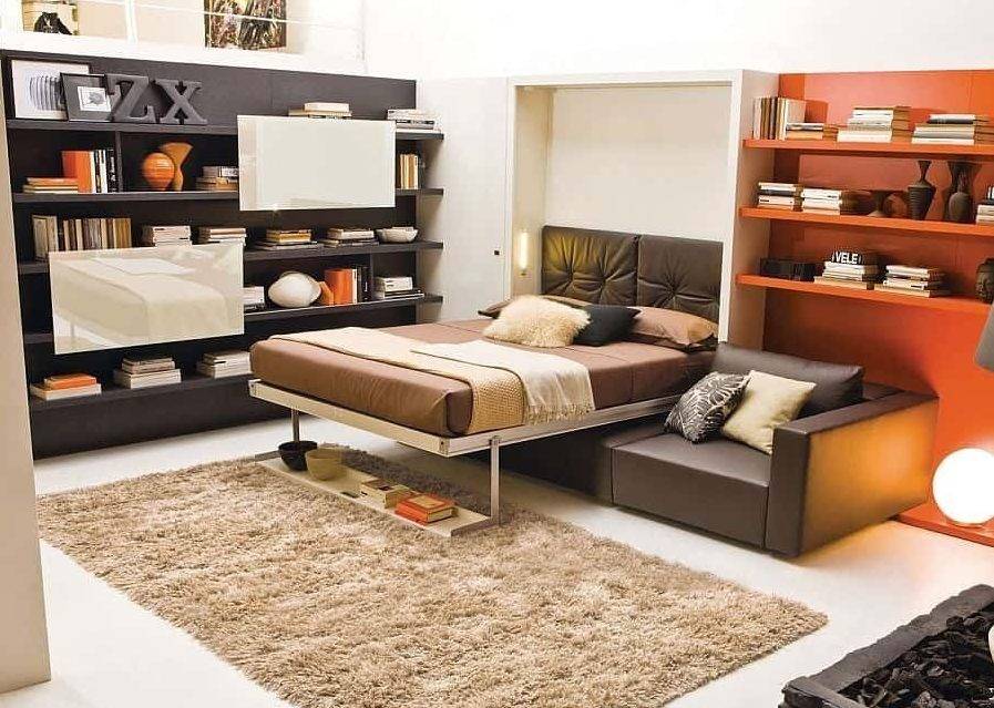 Дизайн комнаты диван кровать