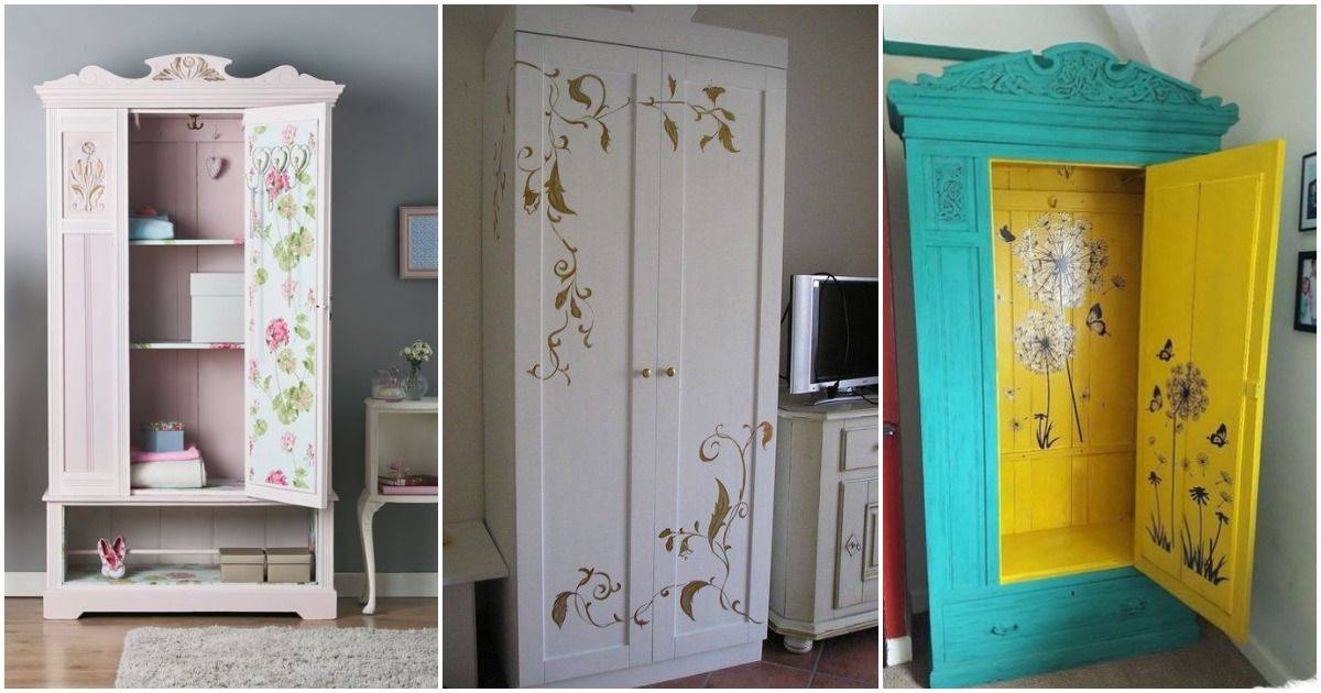 Какими способами можно обновить старую стенку в гостиной: идеи декора и 28 фото