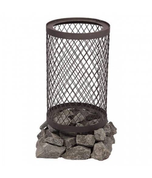 Сетка на трубу для камней в баню: назначение, виды. особенности применения сетки, решетки и корзины из нержавеющей стали для камней в бане