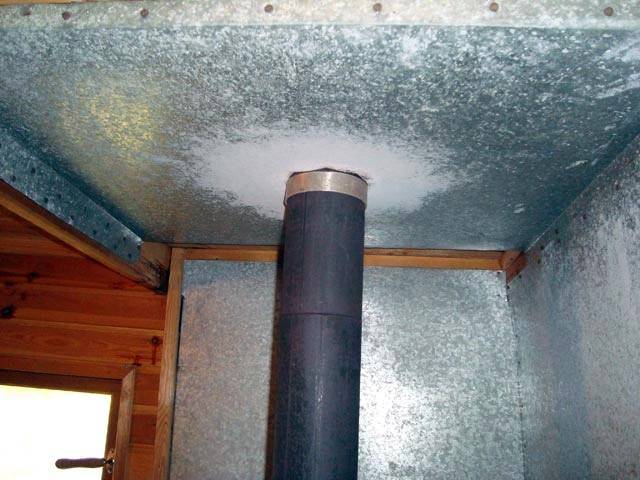 Дымоход для бани своими руками: пошаговое руководство, установка и проход трубы через потолок и крышу