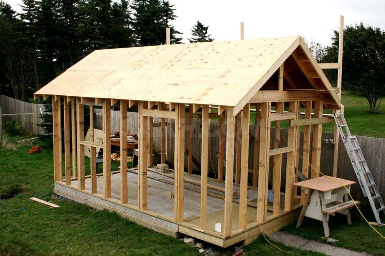 Как построить дачный домик своими руками недорого: инструкция, проект
