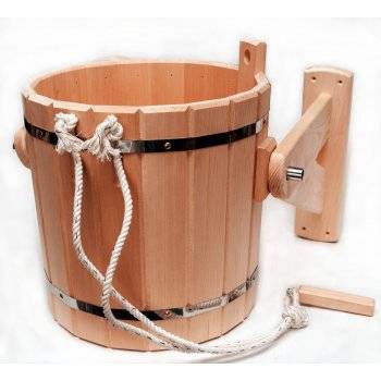 Ведро-водопад для обливания в бане: принцип действия, изготовление и установка своими руками