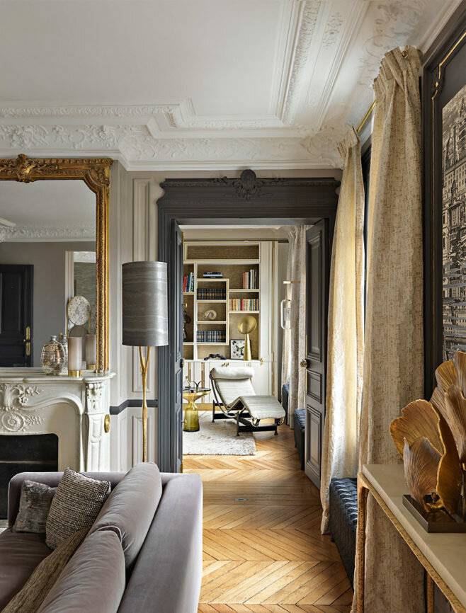 Внутри просторной парижской квартиры, которая вдохновляет своим минимализмом: фото