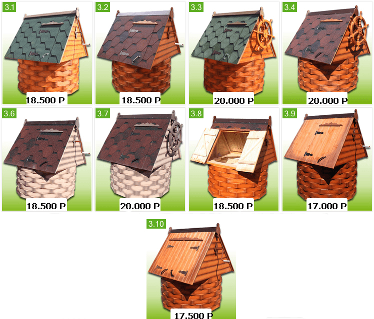 Оголовок на колодец своими руками чертежи с размерами из дерева