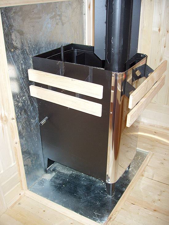 Установка металлической печи в бане своими руками - пошаговая инструкция + фото