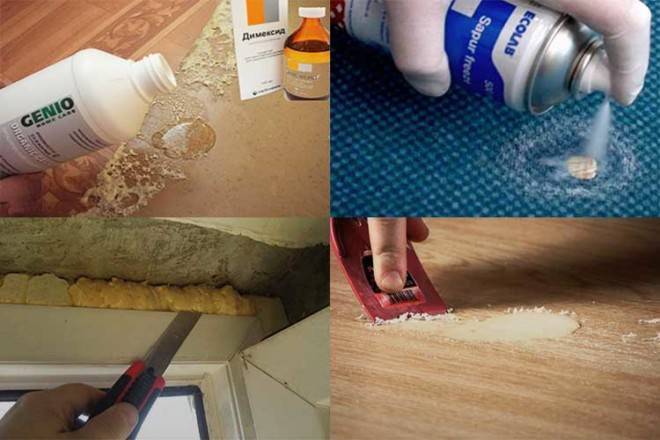Чем отмыть монтажную пену с рук в домашних условиях