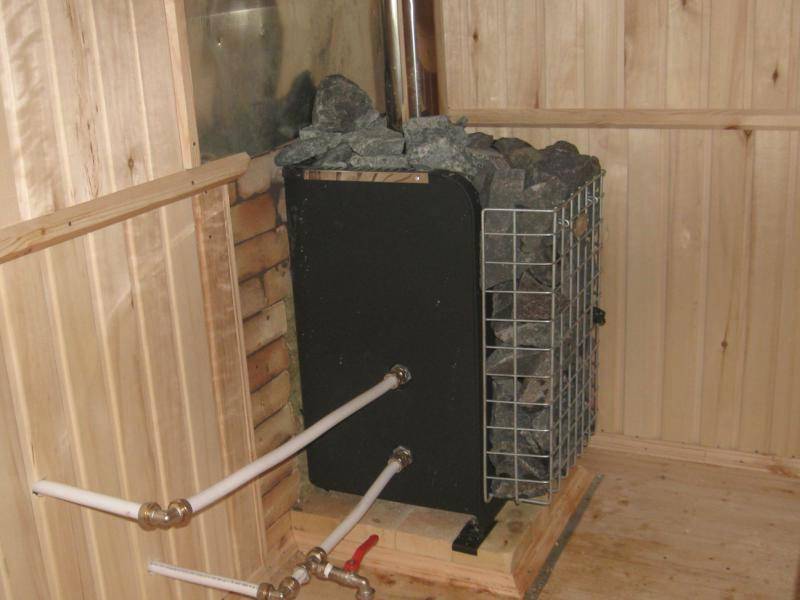 Теплый пол в бане от печки: схема водяного пола от банной печи, как сделать отопление от котла отопления, фото и видео