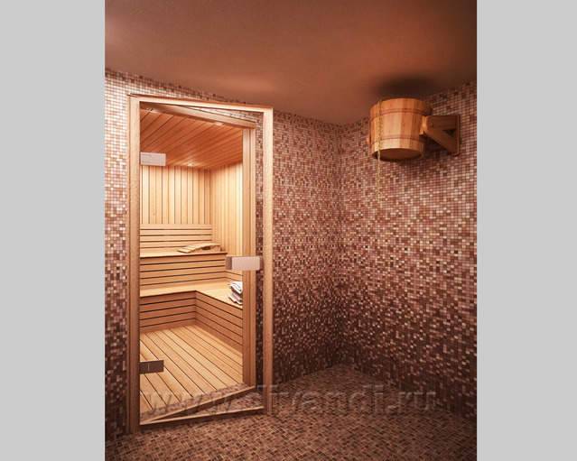Стеклянные двери для бани — установка и стиль