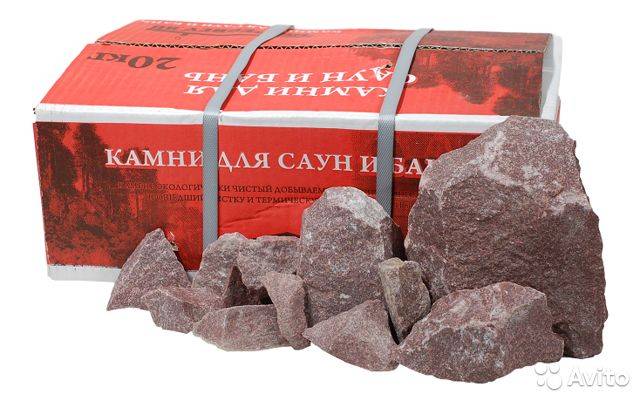 Малиновый кварцит — идеальный камень для бани