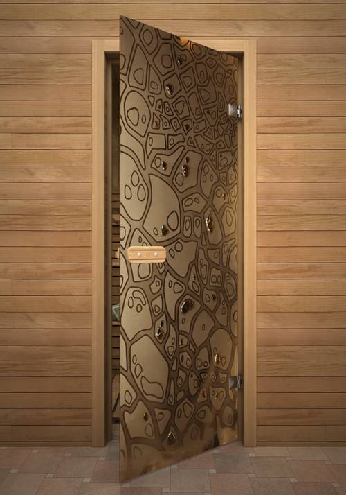 Стеклянные двери для сауны и бани от компании акма - основные преимущества