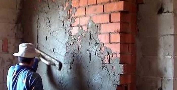 Штукатурка стен без маяков своими руками - работа с помощью ротбанда