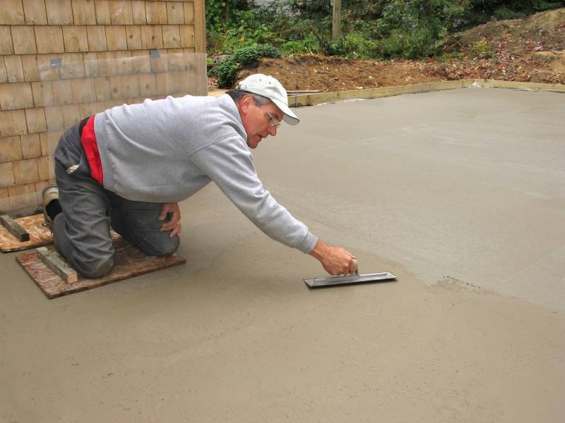 Железнение бетонных поверхностей — технология