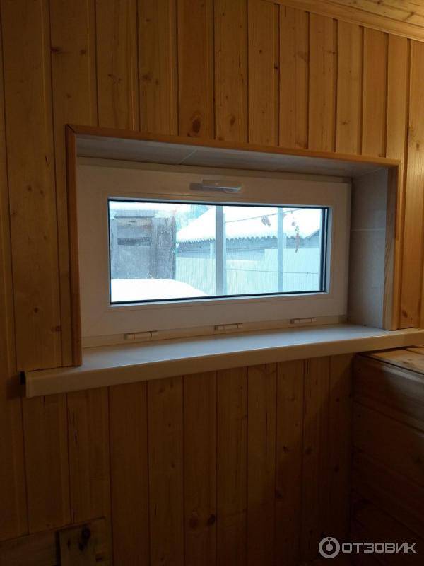 Оптимальный размер окна в бане