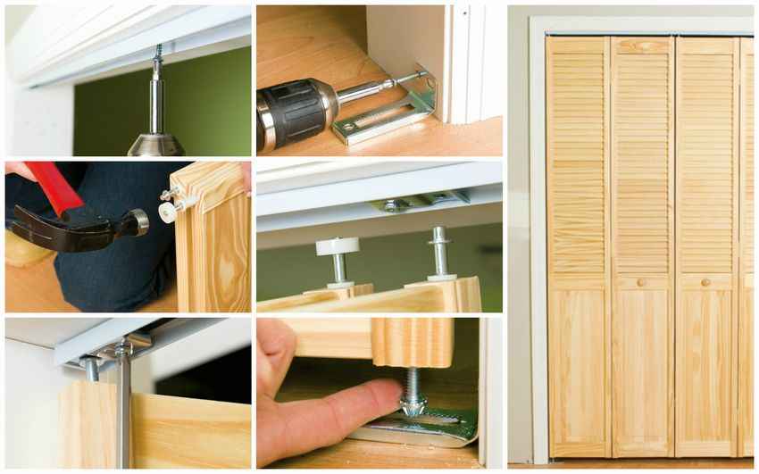 Как сделать и установить межкомнатную дверь-гармошку своими руками - пошаговая видео-инструкция по изготовлению и монтажу