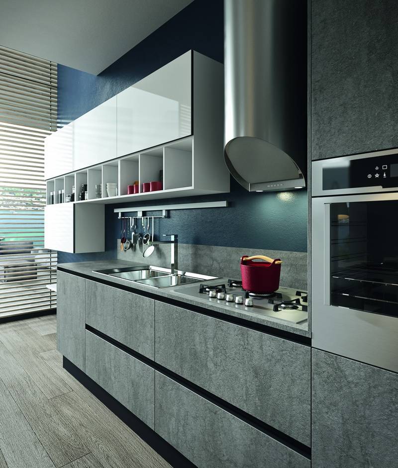 Кухня серого цвета: 60+ реальных фото интерьеров