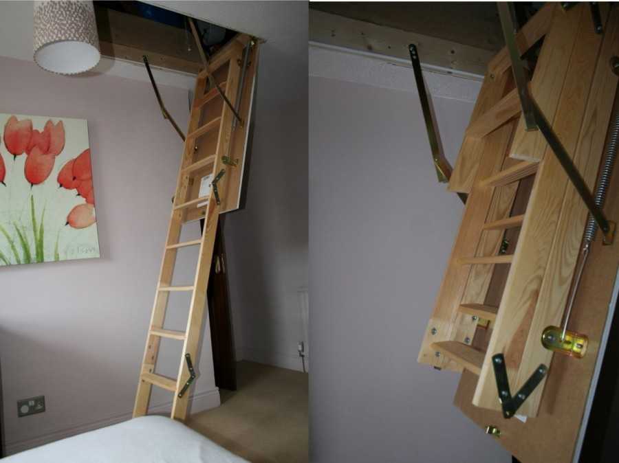 Как сделать чердачную лестницу своими руками в доме на чердак или второй этаж пошаговая инструкция фото и видео