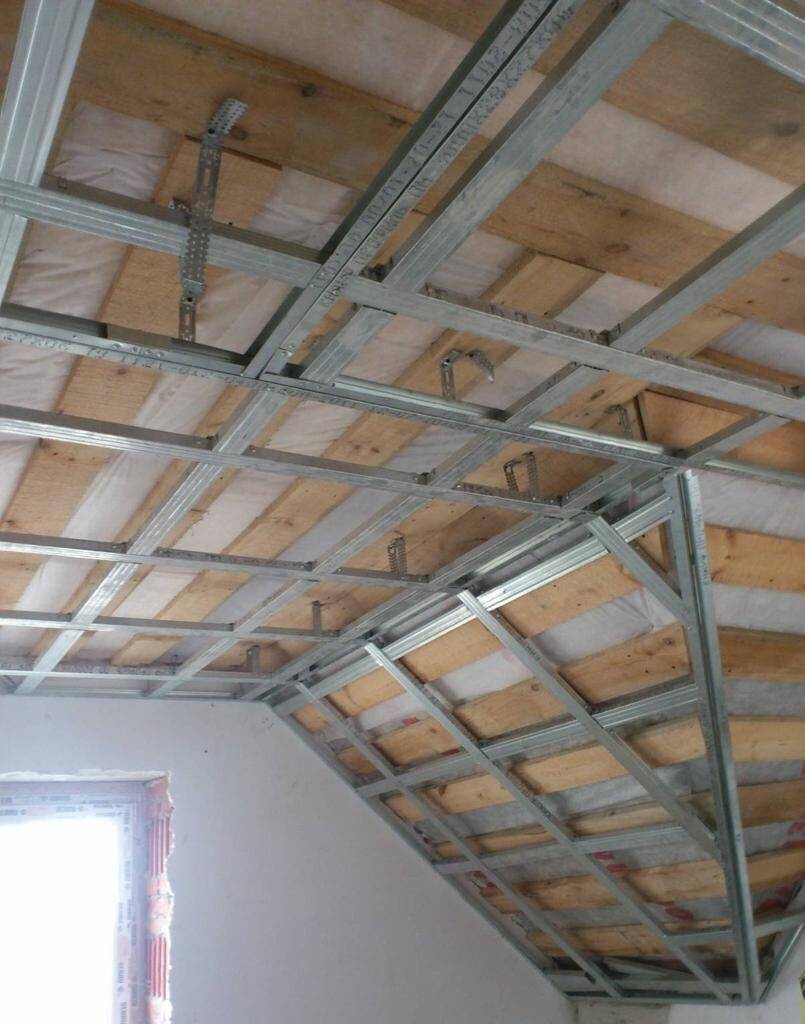 Монтаж потолка из гипсокартона: пошаговая инструкция