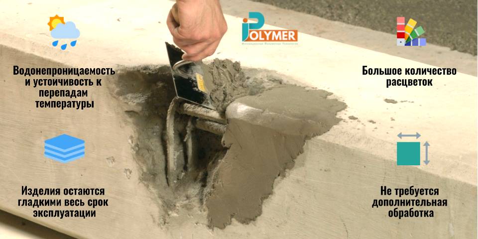Полимерный бетон: состав, применение, свойства