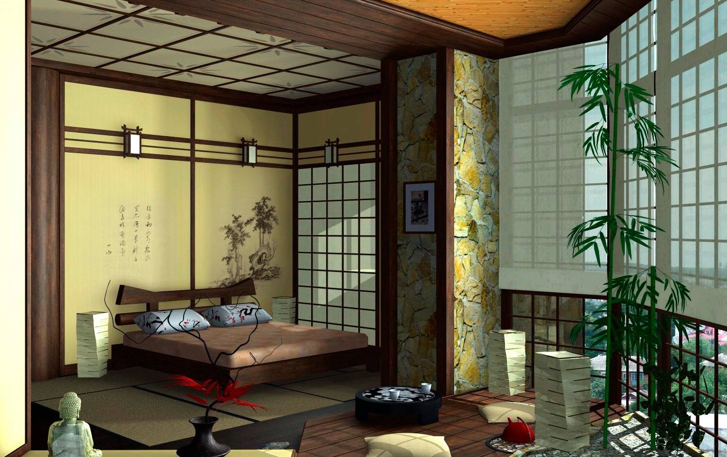 Как оформить дом в японском стиле