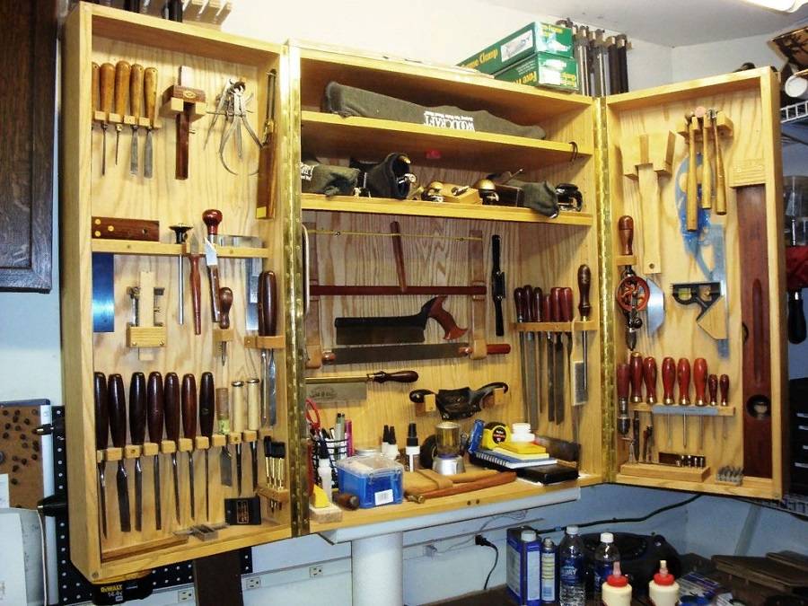 Мастерская в доме: как хранить инструменты