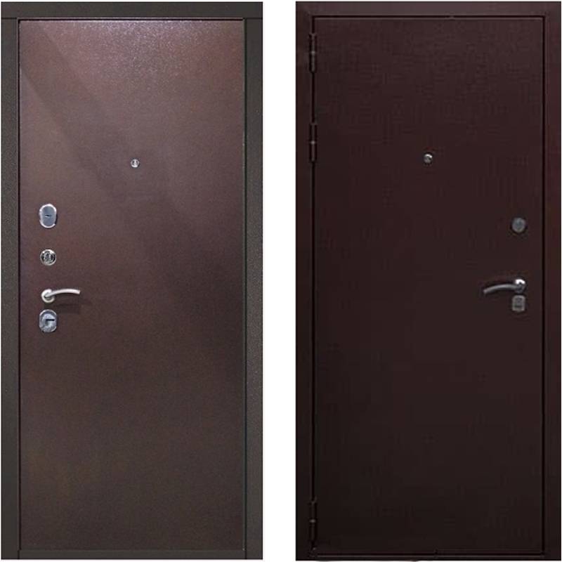 Окрашивание входной двери – применяемые для металлических поверхностей виды лкм, инструкция для проведения работ