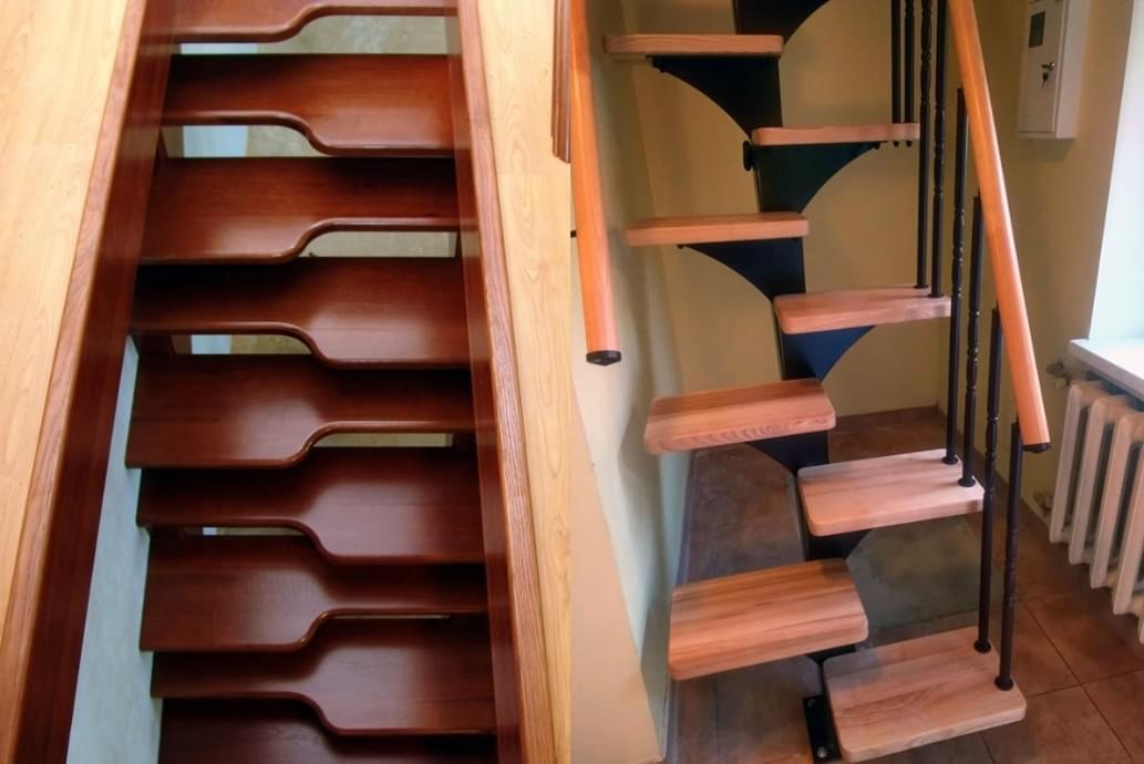 Лестница «гусиный шаг»: строительство своими руками и фото готовых конструкций