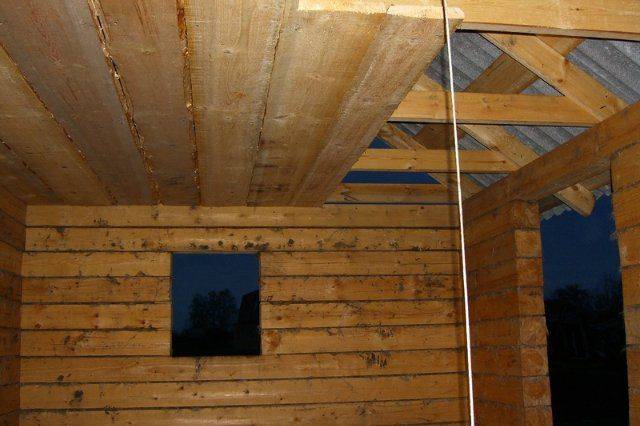 Устройство потолка в бане своими руками: фото, как построить потолок в бане
