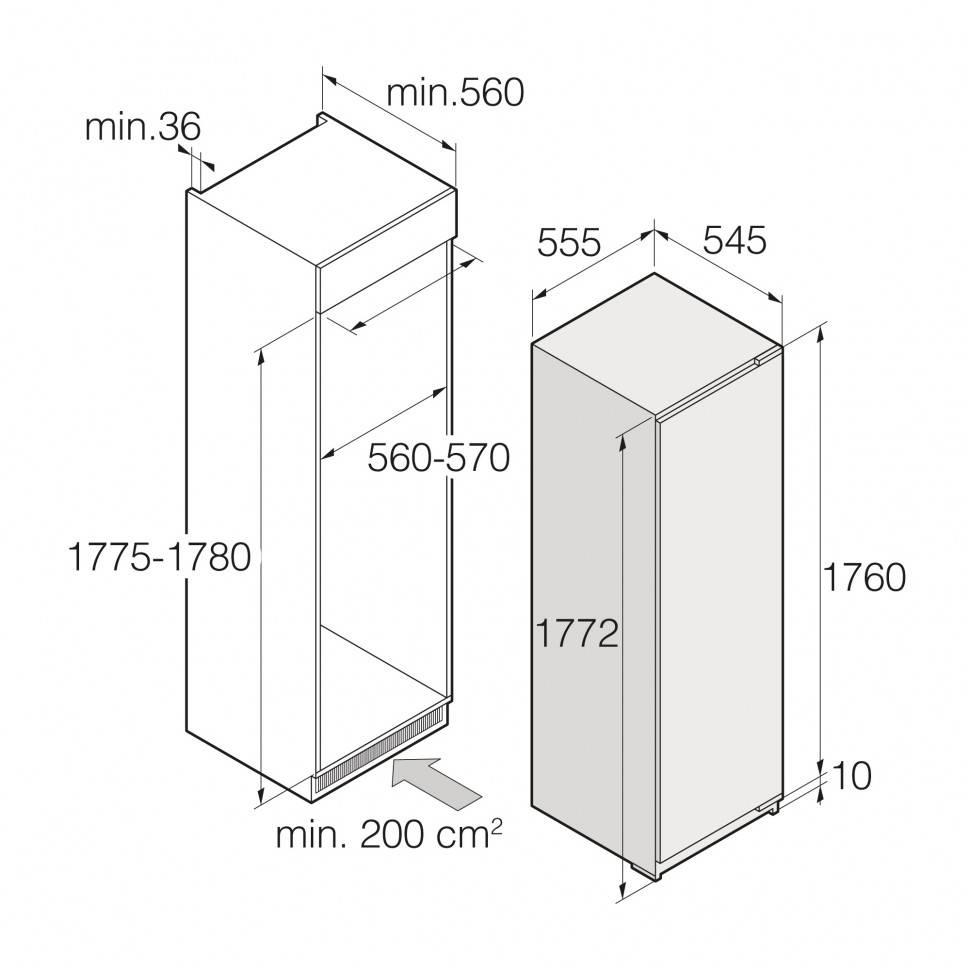 Размеры холодильника: какие бывают? как измерить?