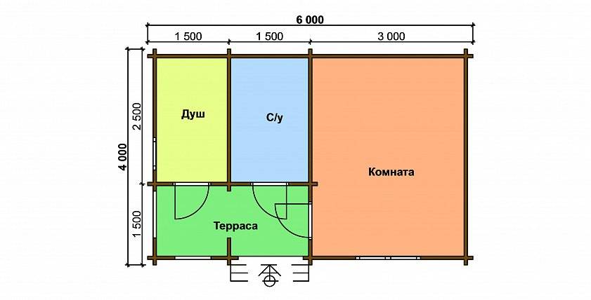 План проект хозблока