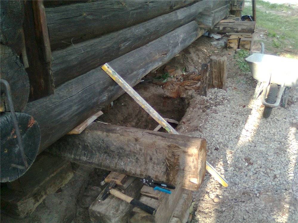 Технология замены венцов деревянного дома