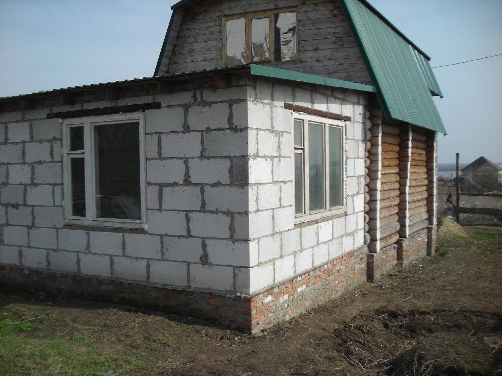 Пристройка из пеноблоков к готовому дому - как сделать