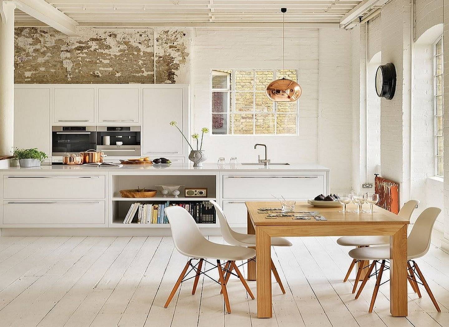 Кухня в скандинавском стиле — 85 фото дизайна интерьеров
