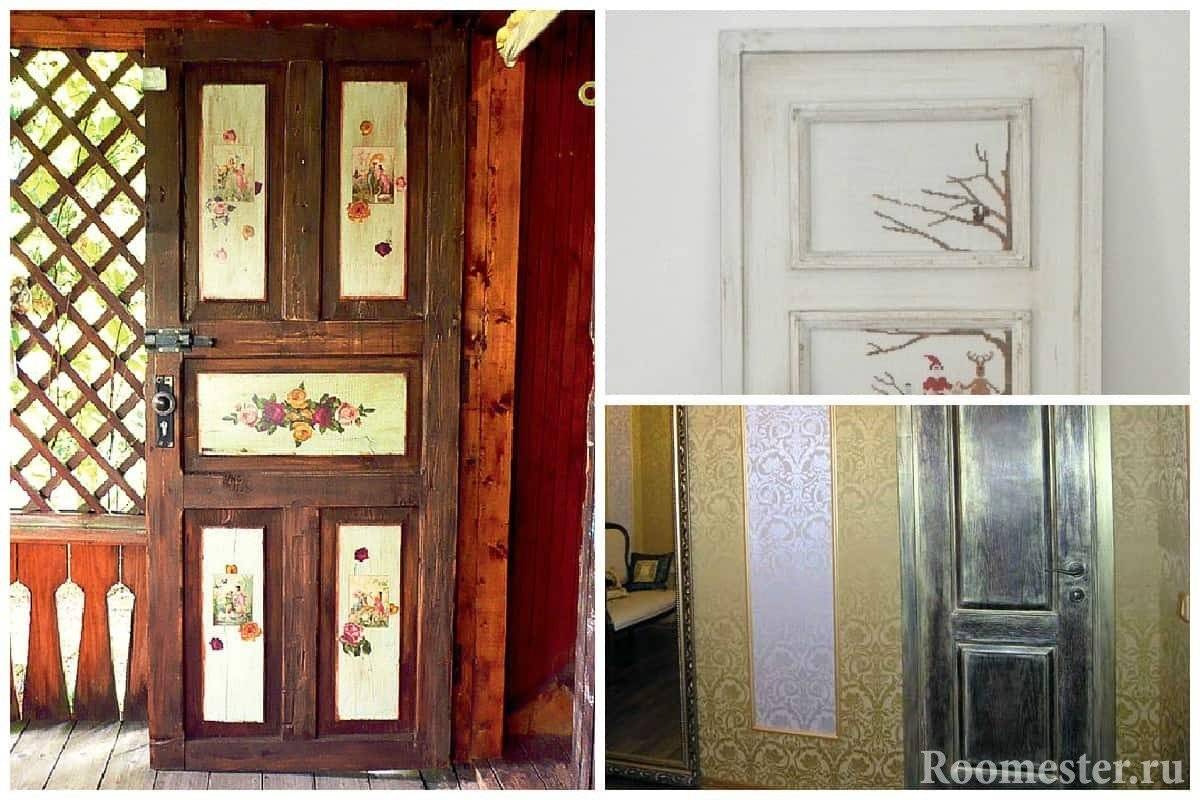 Декор двери: как украсить дверь в комнате своими руками, оформление с фото