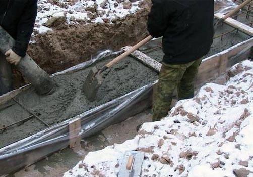 Заливка бетона зимой: способы прогрева, температура и др. хитрости