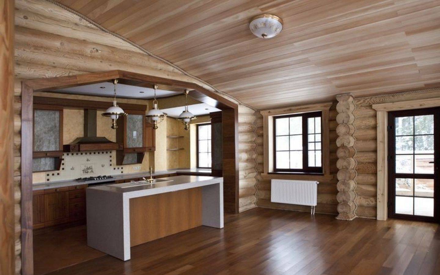 Чем выполнить внутреннюю отделку деревянного дома: варианты, фото