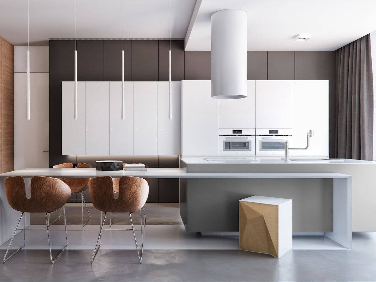 Новинки дизайна кухни 2020 года - новые интерьерные стили для дизайна кухни. расположение рабочей зоны. новинки материалов и цветов столешниц (фото + видео)