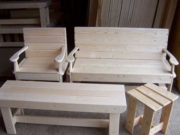 Скамейки из дерева, рекомендации по изготовлению разных видов мебели
