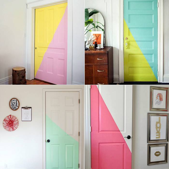 Покраска деревянных дверей: правила проведения лако-красочных работ своими руками