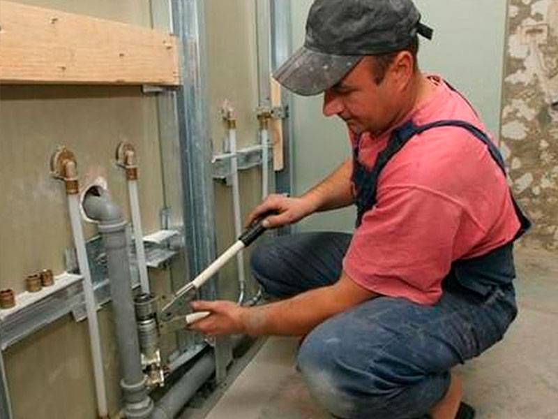 Разводка сантехники в новостройке, этапы работ, схема разводки