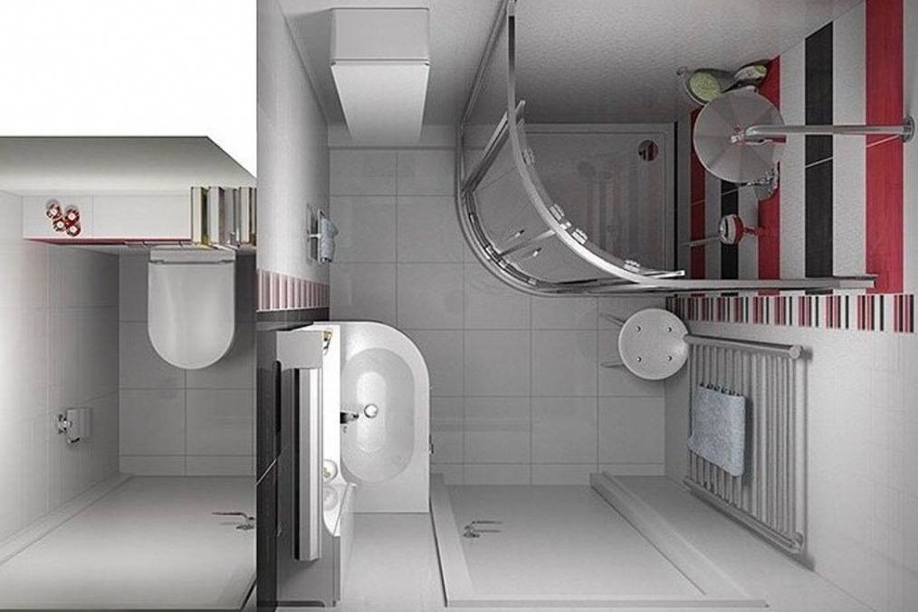 Ванная комната, совмещенная с туалетом: идеи интерьера на 75 фото