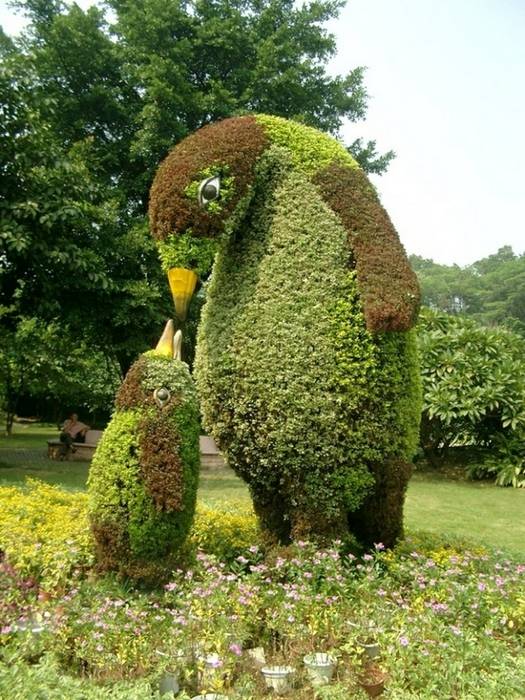 Садовая скульптура своими руками: идеи, мастер-класс