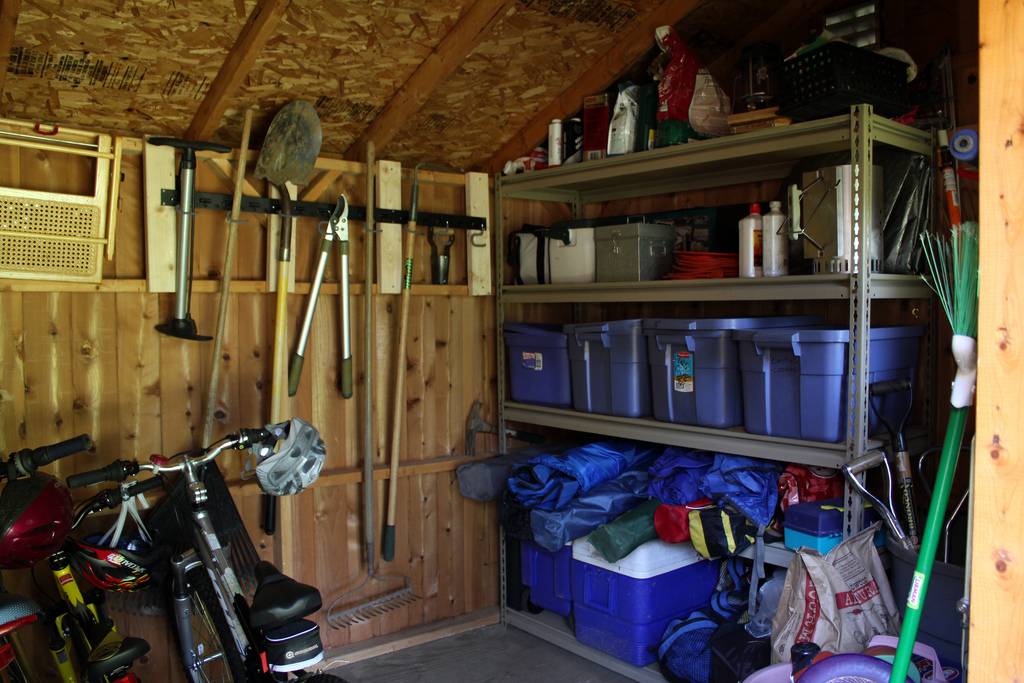 Временный гараж на зиму своими руками